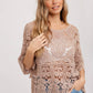 CROCHET LACE TOP