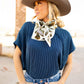 Knit Poncho Top