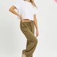 LINEN- BLEND PULL-ON-PANTS