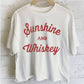 SUNSHINE AND WHISKEY GRAPHIC LONG CROP TOP