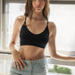 Racerback Patch Seamless Bralette