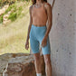 Seamless Sleeveless Halter Neck Top