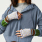 Ladies Zipper Open Hooded Daily Jacket
