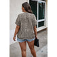 Floral Short Casual Blouse