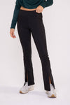 Brushed Ribbed Flare Leggings
