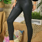 CURVY SIZE FAUX LEATHER LEGGINGS