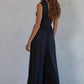 Sleeveless Open Back Jumpsuit