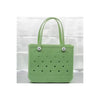 Summer Rubber Tote Solid Color Jelly Beach Bags