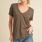 Zoie V-Neck Short Sleeve Top