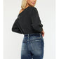 Open Pack High Rise Denim Shorts